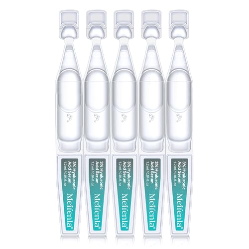 Hyaluron Serum Hochdosiert, Cosmetics Hyaluronsäure Serum Gesichtspflege, Intensive Feuchtigkeit, 3% Hyaluronic Acid Serum für Trockene Haut, Nicht Fettend, Straffendes, Strahlendes Gesicht,Anti-Aging