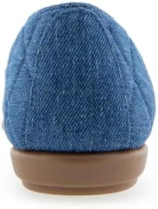 Aerosoles Womens Betunia Med Blue Quilted Denim 8 Medium — view 3