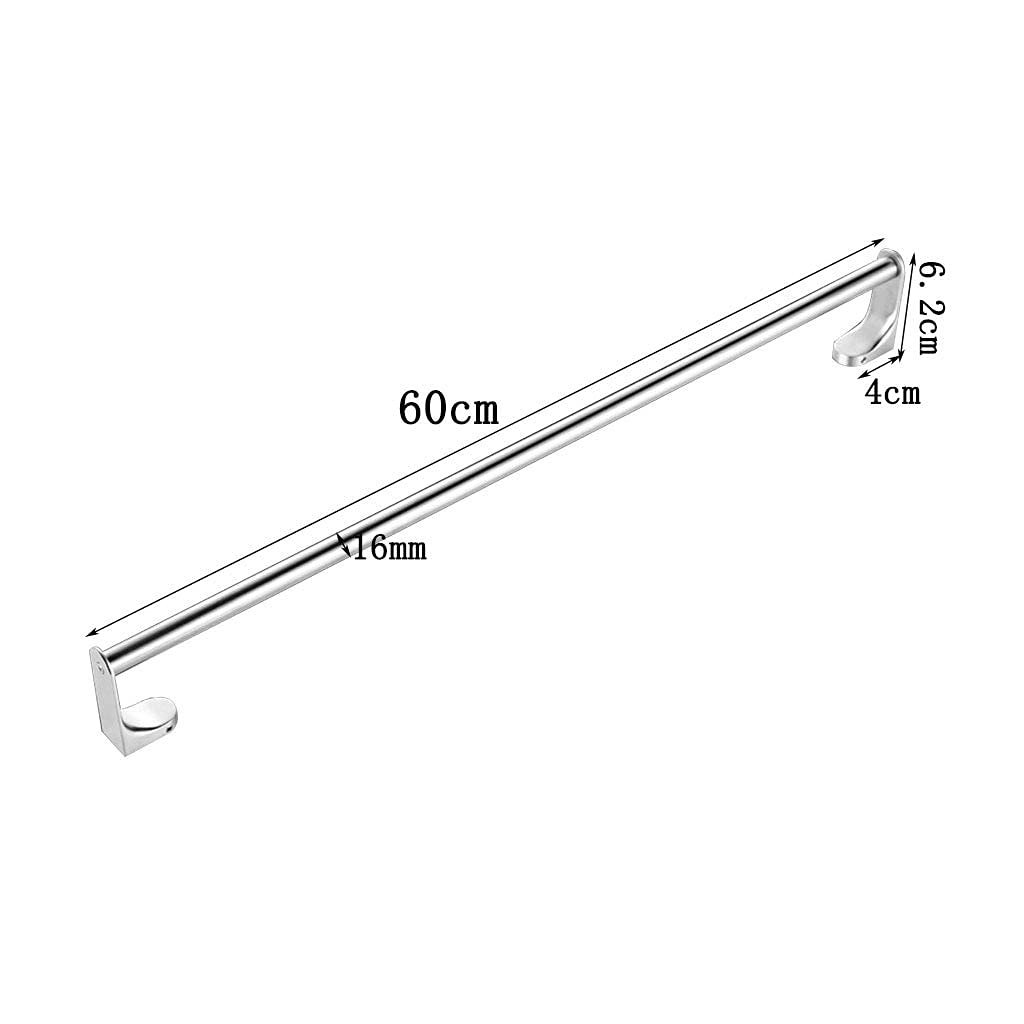 Toalleros, Toallero, unipolar Largo for Colgar en la Pared, baño, Inodoro(60Cm)