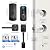 Hornbill WiFi Smart Deadbolt Lock: Front Door Lock Set Keyless Entry with Handle, Smart Locks for Front Door, Alexa Compatible, Fingerprint Keypad Deadbolt, Touchscreen,App Remote Control, Matte Black