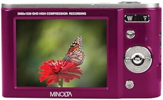 Minolta MND20 44 MP / 2.7K Ultra HD Digital Camera (Magenta)