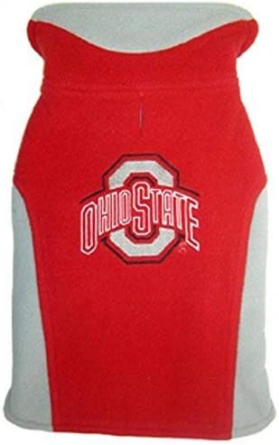 Collegiate Ohio State Buckeyes Dog Fleece Vest, Large