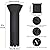 Patio Heater Covers with Zipper and Storage Bag,Waterproof,Dustproof,Wind-Resistant,Sunlight-Resistant,Snow-Resistant,Black,87'' Height x 33" Dome x 19" Base