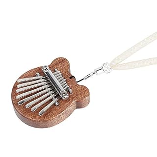Alnicov Piano à pouce Kalimba 8 touches, Piano à doigt Super MiNi en acajou avec lanière adapté aux débutants (forme d… - Les Beatles, Paul McCartney, John Lennon, RIngo Starr, George Harrison Alnicov Piano à pouce Kalimba 8 touches, Piano à doigt Super MiNi en acajou avec lanière adapté aux débutants (forme d… – Image 4