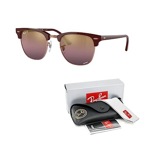 Image of Ray-Ban RB3016 CLUBMASTER Sunglasses For Men For Women +BUNDLE with ACCESSORY EYEWEAR KIT