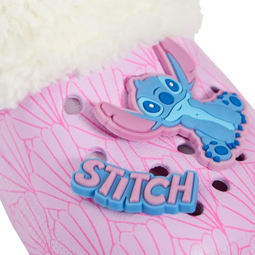 Sabots Stitch Disney pour filles pantoufles doublées fourrure