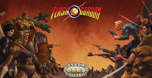 Flash Gordon RPG juego de rol con mecanicas rapidas y combates tacticos en formato caja