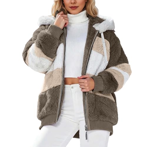 Chaqueta de forro polar para mujer con cremallera completa que aísla del frío eficazmente
