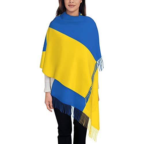 TZT Ukrainian flag Scarf For Women and Men Winter Warm Scarves Large Shawl Wrap Shawl Gifts3