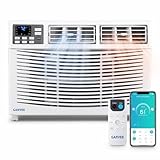 Garvee 12000 BTU Window Air Conditioner with Heat, Window Mounted AC Unit and Heater Combo with Dehumidifier & Fan for Apartment, Living Room, Bedroom, Rooms up to 550 Sq. Ft, APP & Remote Control