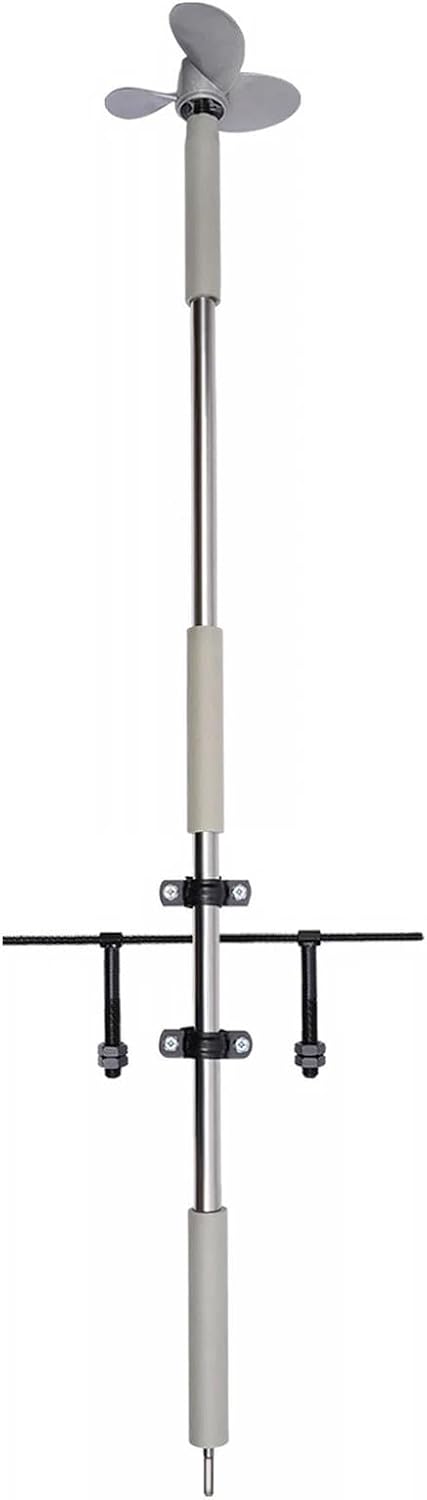 Electric Drill Handheld Propeller Boat Kayak Stand Spare Part Inflatable Boat Trolling Motor Kayak Hand Operated Propeller, 1M