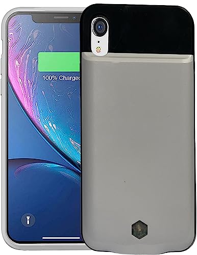 DIGITAL VANGUARD DISCOVERING POSSIBILITIES Charger Case Compatible for iPhone X/10, DVSlim 4000mAh Portable Battery Case Rechargeable Battery Pack Protective Charging Case Compatible for iPhone X/10