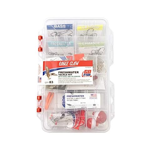 Eagle Claw E.C. Fresh Water Tackle Kit, 83 Piece Cover