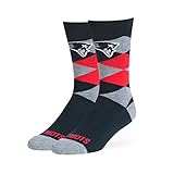 OTS NFL New England Patriots Men's Blaine Dress Sock, Team Color, Large