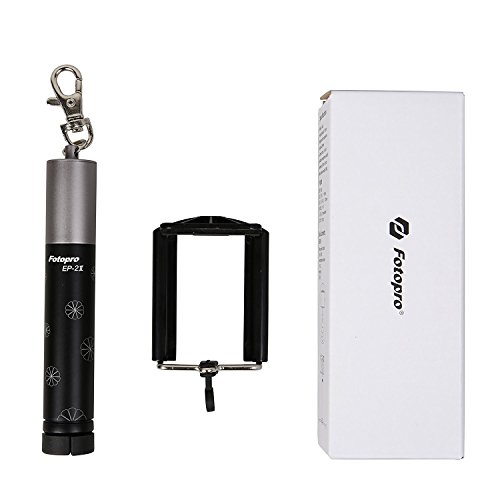 Image of Fotopro Mini Pocket Tripod with Mount for iPhone 6 Selfie Stick with Phone Holder Clip for Phone 5 5s 6s and Samsung Galaxy Phones and 1 /4 inch Screw Table Tripod