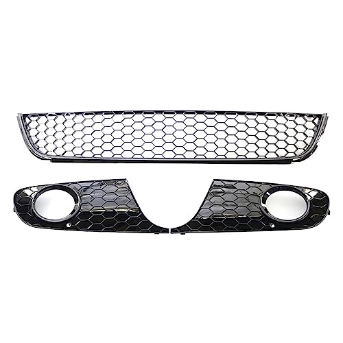 Grille de pare-chocs avant pour rénovation VW Golf 6 Jetta | Calandre inférieure avec antibrouillard