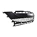 Perfit Liner New Front Dark Gray Bumper Grille Grill Compatible With MAZDA 3 Compatible With MAZDA3 Fits 2.0L Model MA1036112 BBM4501T1H