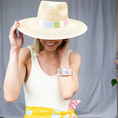 Berta Palm Hat color blanco roto talla XL-XXL miniatura 6