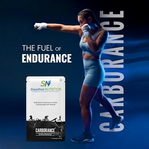 Steadfast Nutrition Carborance | Pure Carb Blend Carbs Supplement | Multisource Simple & Complex Carbohydrates with Minerals | Steroid Free |Heavy Metals free I Box of 15 Sachets | 62.5g/ Sachet
