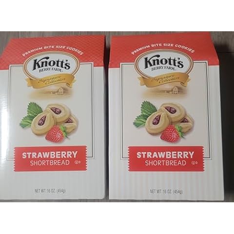 Knotts Berry Farm Strawberry Shortbread Cookies Cover