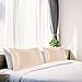 NOLRDR Mulberry Silk Pillowcase 2 Pack for Hair and Skin with Hidden Zipper,Both Sides 19 Momme Smooth and Breathable Silk Pillow Cases Set of 2 (Beige, Standard 20''×26'')