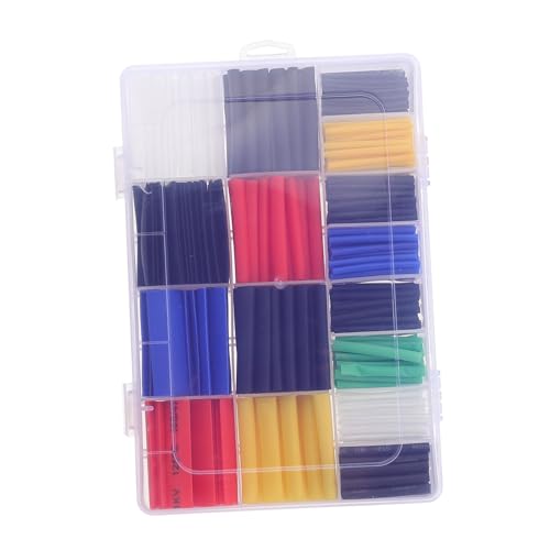 LIFKOME Kit De Tubos De Retiro De Calor para Protección De Cables De Tubos De Protección Retrecimiento Caja para Organizar y Proteger Cables