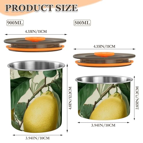 Envase hermético para café OTVEE 900 ml acero inoxidable miniatura 3