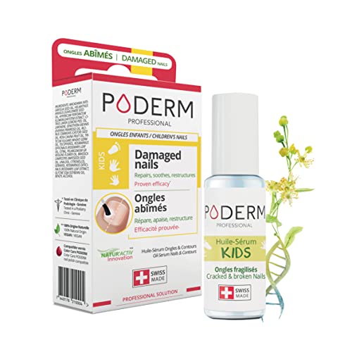 PODERM - CUIDADO UÑAS DEBILITADAS NIÑO & BEBÉ - Repara, Reestructura y Alivia - Uñas sanas en edad adulta - Niños a partir de 3 meses - Recomendado por podólogos - Hecho en Suiza - PODERM Cover