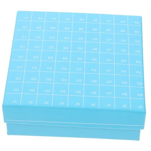 KICHOUSE Lab Freezer Storage Box Cryogenic Tube Holder Microcentrifuge Tube Storage