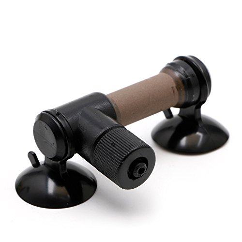 LANDUM Acuario Depósito Plástico Difusor CO2 Tessellator Atomizer Ventosa Dual