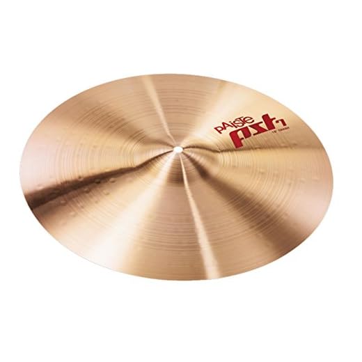 Paiste Crash Cymbal, PST 7 Series, Percussion Instrument for Drums, 18"