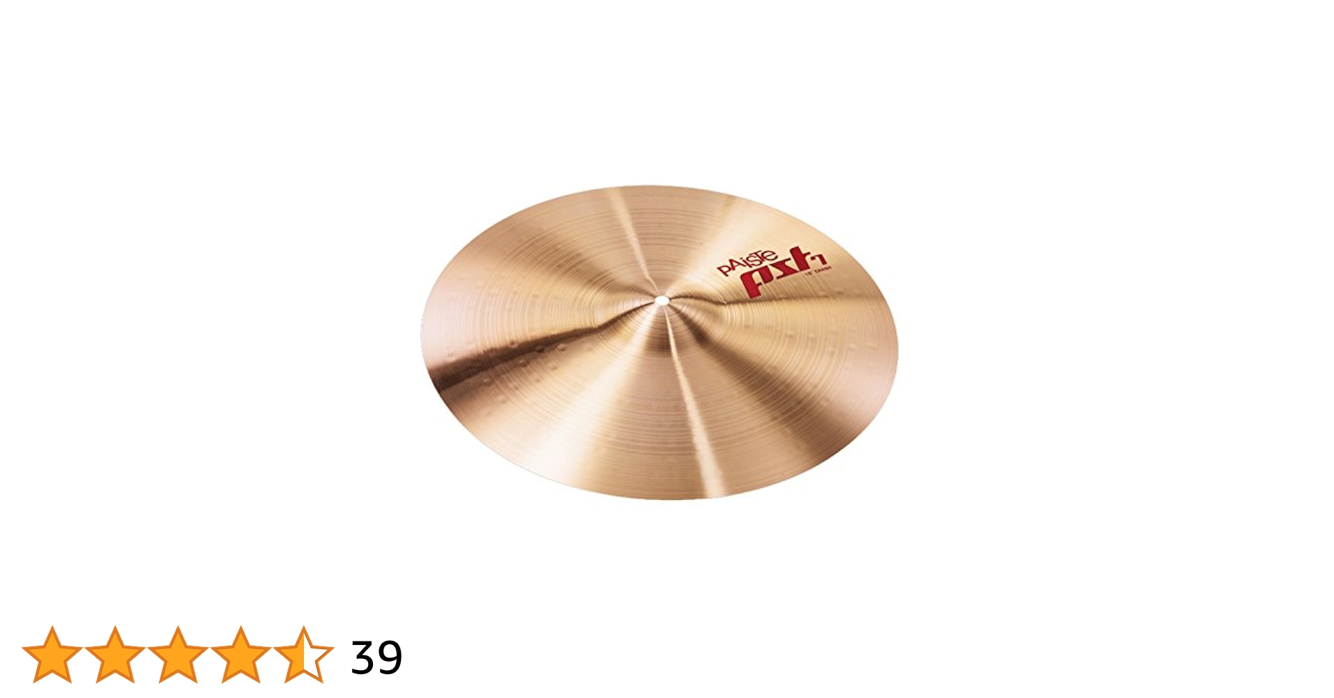 Amazon.com: Paiste PST 7 Cymbal (PAISTE-PST7-Crash18) Bronze