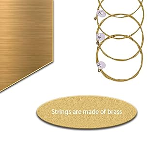 1 jeu de cordes en laiton pour guitare acoustique (.011, .015 .024, .032, .042, .050) - Les Beatles, Paul McCartney, John Lennon, RIngo Starr, George Harrison 1 jeu de cordes en laiton pour guitare acoustique (.011, .015 .024, .032, .042, .050) – Image 3