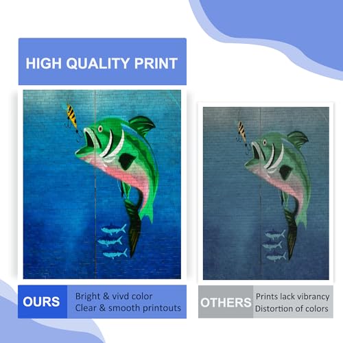 Image of High Yield 320 Ink Cartridge T320 Ink Remanufactured Compatible with PictureMate PM-400 Printer PM 400 Photo Printer Ink(1PK,BKCMY)