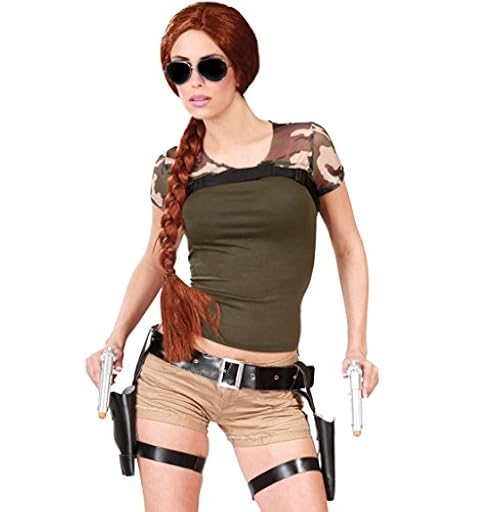 FIESTAS GUIRCA | Cartuchera Doble con Pistolas de Juguete - Accesorio de Disfraz para Policías, Militares y Videojuegos - Ideal para Halloween y Fiestas de Disfraces - Negro | Ya disponible en tu tienda friki favorita! En mundofriki.es!