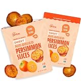 Whitney Jordan Naturals Air-Dried Persimmon Slices 16 Oz, Pack of 2 - Dried Fruit Snack Made from Real...