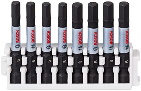 Bosch Professional 8pcs. Double Screwdriver Bit Set (Impact Control, PH/PZ Bits, Length 110mm, Pick and Click, Accessory Impact Drill)