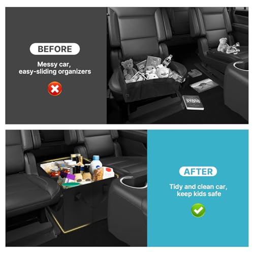 Image of Mixsuper Liner Car Seat Organizer for 2015-2020 Chevy Tahoe /GMC Yukon | Console Organizer Backseat Box for Tools, Toys, Camping, Travel, Daily Commuting Kids Baby Supplies Accessories