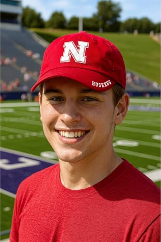 Gorra Nebraska Cornhuskers Classic Fit Relaxed Bordada Ajustable miniatura 2