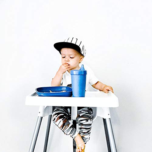 Re Play 4Pk - 10 Oz. No Spill Sippy Cups For Baby, Toddler, And Child Feeding In Sky Blue, Aqua, Navy Blue And Teal | Bpa Free | Made In Usa From Eco Friendly Recycled Milk Jugs | True Blue+ #TOP3
