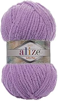 4 skn 4 Balls Alize Softy Plus, Knitted Yarn. Baby Yarn, alize Baby Yarn, Softy Yarn, Acrylic Yarn. Soft Yarn, Baby clotes, Baby Accessory Yarn, Baby