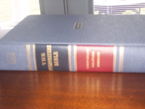 The Interpreters Bible Volume 10 (10) B0026WBW52 Book Cover