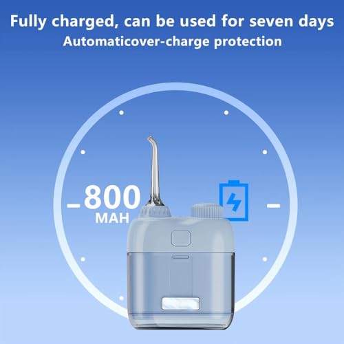 Hydropulseur dentaire portable USB jet interdentaire batterie lithium 900 mAh - 4