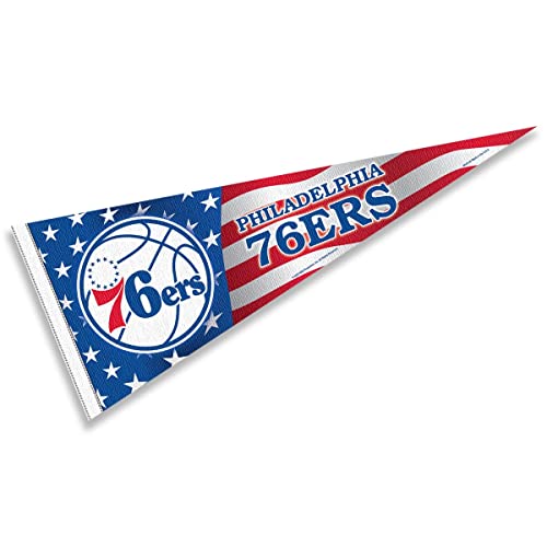 Drapeau Philadelphie 76ers WinCraft à rayures pour fan de basket NBA