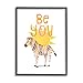 Stupell Industries Be You Inspiring Sunshine Fun Zebra Stripes, Design by Diane Neukirch