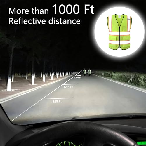 Image of Safety Vest for Men Women Reflective Construction Vest