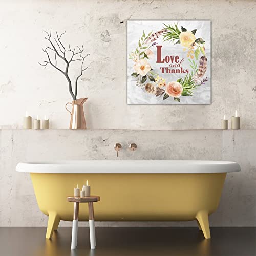 Amour et gratitude à la maison grâce au panneau en bois mural - 7