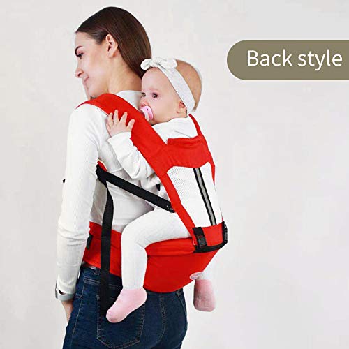 Mabor Babydraagzak heupzitje, babyslingers met heupkruk, pasgeborene babydrager ergonomische verstelbare kinderdrager… - Image 5