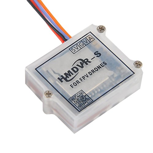HankerMall FPV DVR HMDVR-S Mikro-DVR Recorder Enregistreur Audio Vidéo pour l'intérieur et l'extérieur Drone FPV Goggle et Caméra FPV