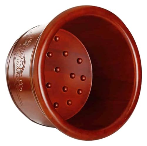 Tina de pies de madera maciza para spa y masaje miniatura 3